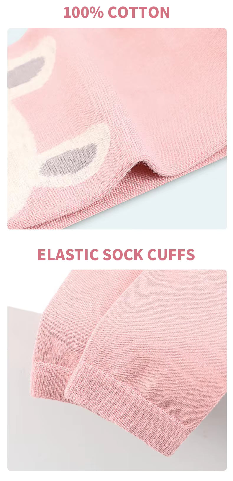 Socks Cartoon Rabbit Cute Funny Stockings for Girls