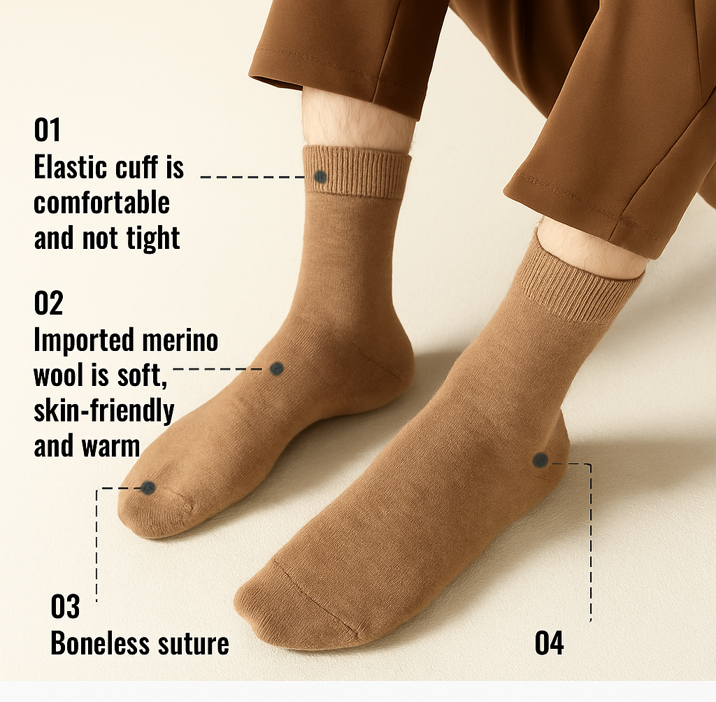 Merino Wool Socks Men