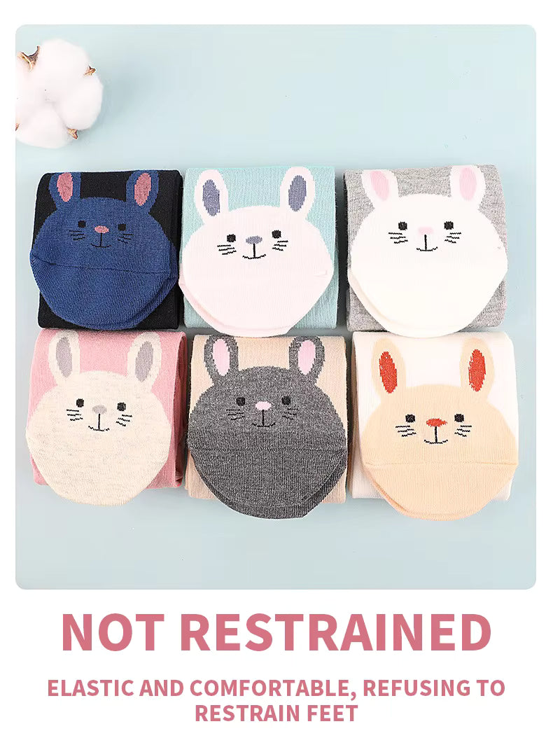 Socks Cartoon Rabbit Cute Funny Stockings for Girls