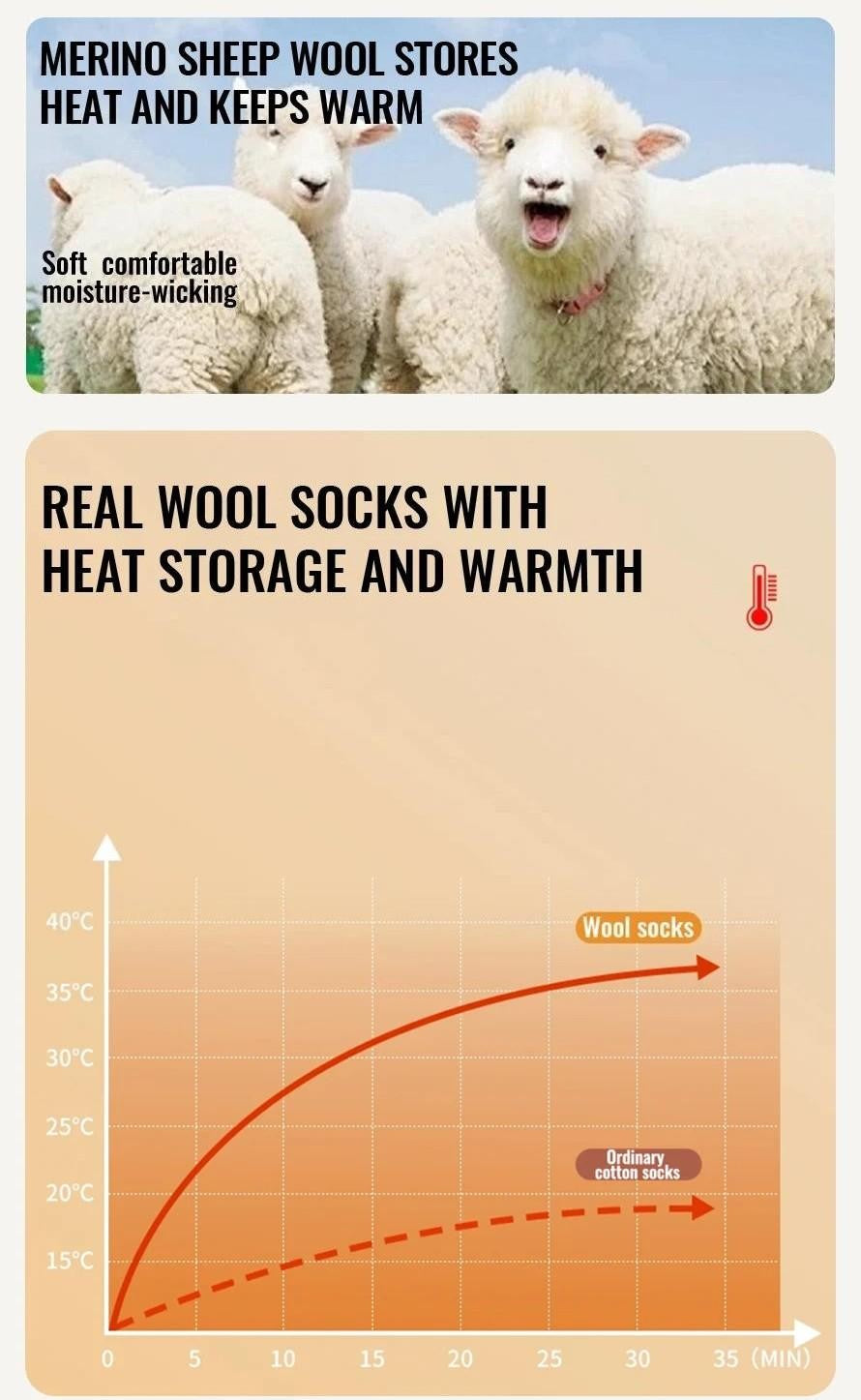 Merino Wool Socks Men