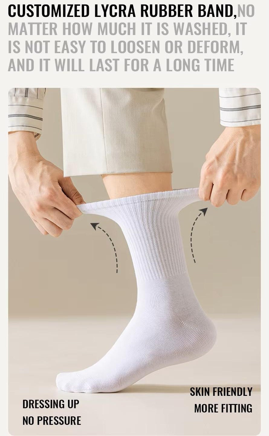 Cotton Socks Men Business Dress