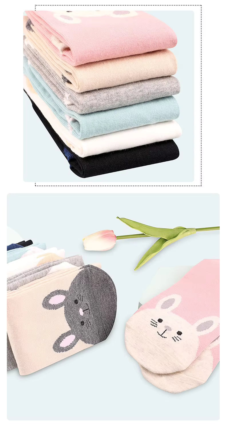 Socks Cartoon Rabbit Cute Funny Stockings for Girls