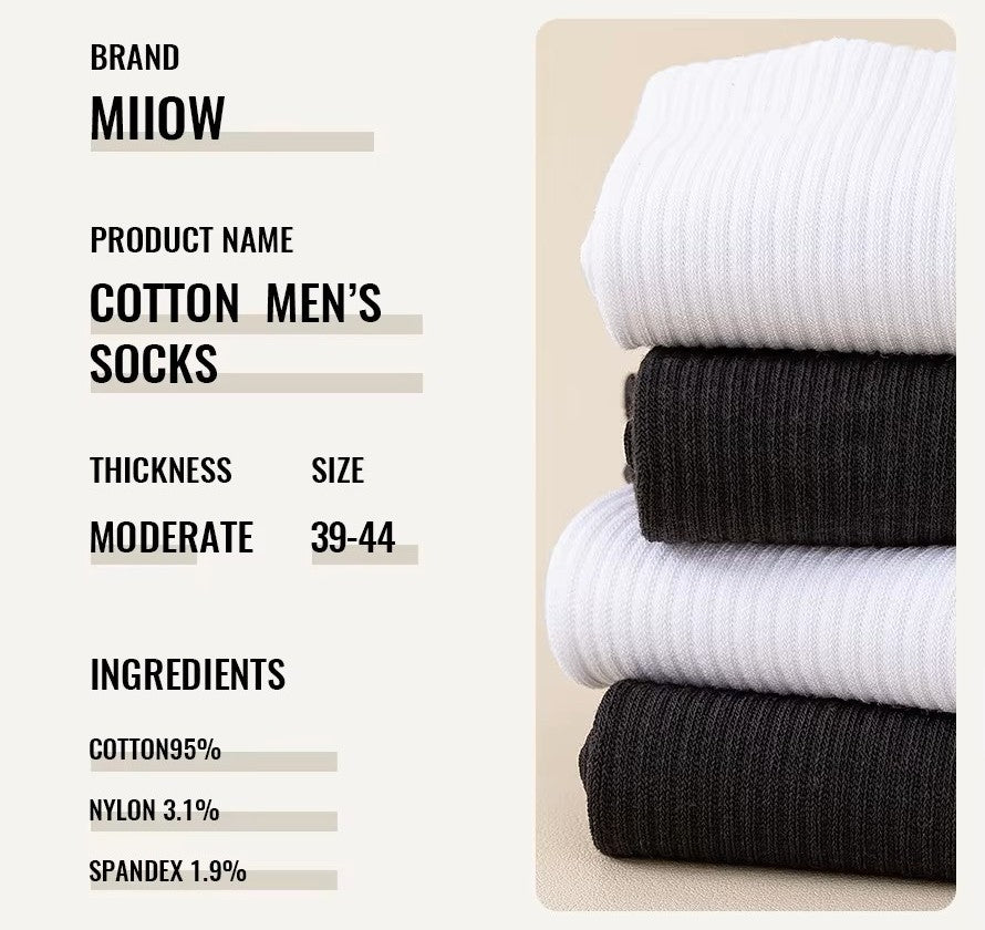 Cotton Socks Men Business Dress